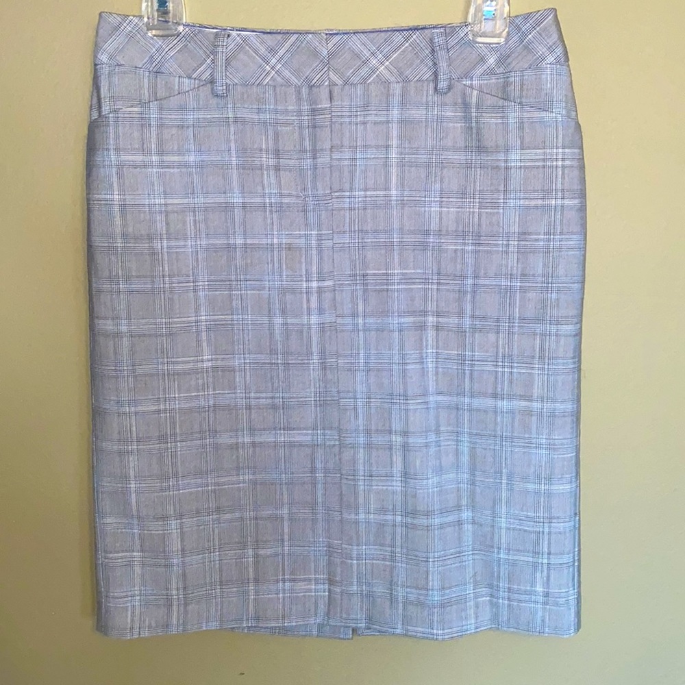 EXPRESS: Plaid Skirt Fully Lined- Size 4